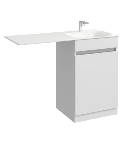 Тумба с умывальником AQWELLA Forma 115 Белый FOR0105KR